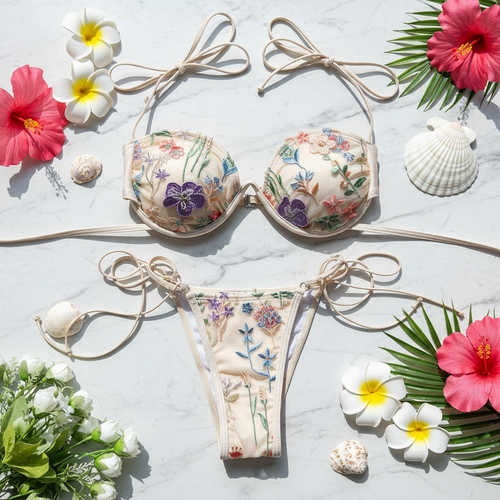 Bikini Floral Frente